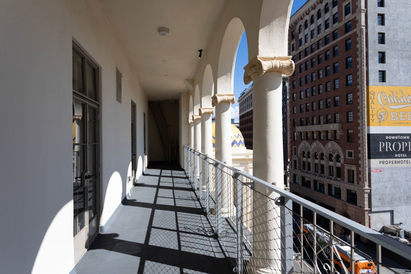 Fifth floor, east arcade
